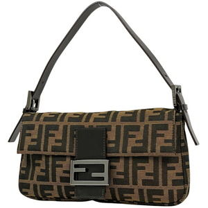 FENDI Zucca Mamma Baguette handbag brown canvas
